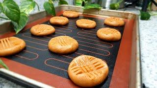 1 EGG? No FLOUR peanut butter cookies, ONLY 3 ingredients cookie recipes. Soft and chewy