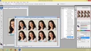 Create Photoshop Action to Arrange 8 Passport Size Photos in Single Maxi