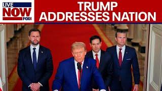 WATCH FULL: Trump addresses nation after US bombs Iran