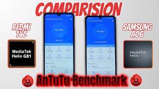 Samsung Galaxy A06 vs Redmi 14C Antutu Comparison | Helio G91 Ultra vs Helio G81 Ultra