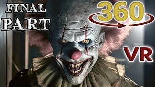 Clown Horror 360 Video - PART 4 - Art the Clown & Pennywise - Scary Asylum Nightmare VR Video