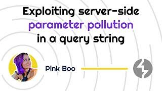 Exploiting server-side parameter pollution in a query string | PortSwigger Academy tutorial