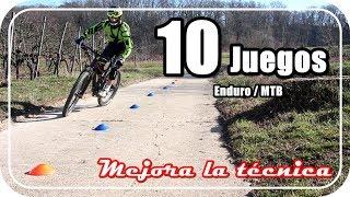 10 EJERCICIOS y JUEGOS para MEJORAR LA TÉCNICA en MTB ► Tutorial