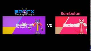 Intro battle: Sporx The Angel Dragon vs Rambutan The Dutch Angel Dragon