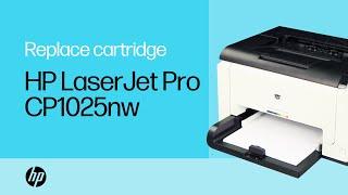 Replace the Cartridge | HP LaserJet Pro CP1025nw Color Printer | HP Support