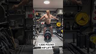 1,500 pound Hip Lift #featsofstrength #fitness #gym #hiplift