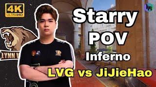 LVG Starry vs JiJiehao (Inferno) | XSE Pro League 2025 | CS2 POV/DEMO