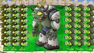 Snow Pea vs Gatling Pea vs Dr. Zomboss Plants vs Zombies