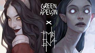 Speedpaint (CLIPSTUDIO) Проклятие русалки / Охота на лисицу [Green Apelsin]