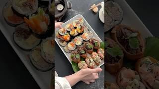 두가지 김밥과 유부초밥 만들기