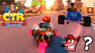 DESCOBRIRAM ESSE SEGREDO ABSURDO NA DINGO CANYON | CRASH TEAM RACING NITRO-FUELED