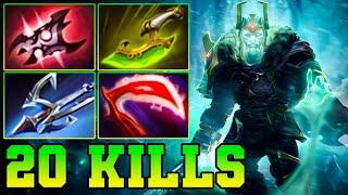 20 Kills Wraith King Dota 2 Safelane Carry Build Guide Pro Gameplay 7.37 Meta