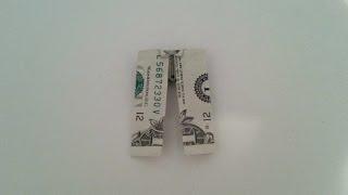 How to Make Dollar Bill Pants - Origami - (Easy)