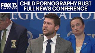 Arrests in international child pornography case announced in Florida: Full news conference