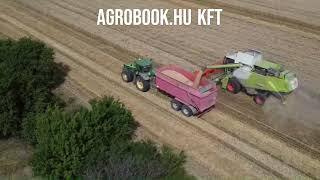 Agrobook.hu Kft  Claas Lexion komájn CHCNAV NX510 SE automata kormányzási rendszerrel szerelve.