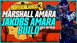 1 Shot Everything! Jakobs Amara Build (2022 Refresh) // Borderlands 3 Marshall Amara