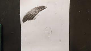 How to draw hair and beard | Realistic hair sketch | boy drawing | portrait sketch