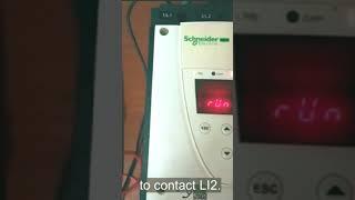 How to solve UCF error with Altistart softstarter