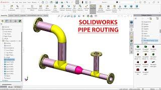 SolidWorks Pipe Routing Basic Tutorial