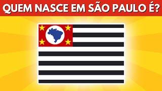 Quem nasce nesse Estado é? | Adivinhe o Gentílico das Cidades e Estados | Detona Quiz