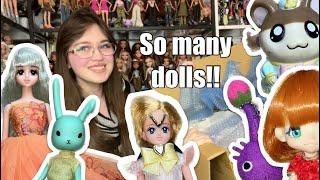 HUGE doll unboxing: Japanese anime,  Licca-chan dolls & more