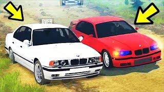 ГОНКИ BMW E34 ПРОТИВ BMW E36 ПО ГРЯЗИ В SPINTIRES MUDRENNER ГАРВИН