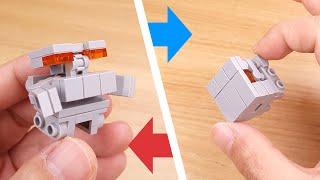 How to build LEGO brick micro cube type transformer mech - Cubot