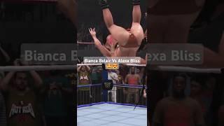 Bianca Belair Collapsed The Ring with #alexabliss #biancabelair #alexablissbikini #alexablissbikni