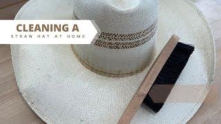 How to Clean a Straw Cowboy Hat at Home