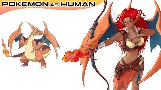 What If Charizard Evolution Turn Into Human Characters | Pokémon Drawing | Max S