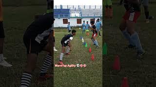 Agility warm up training.#football #viral #tutorial #training #warmup #shorts