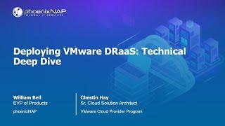 VMUG Webcast - Deploying VMware DRaaS: Technical Deep Dive