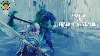 Witness the Epic Battle Between Kratos and Fraekni – Who Will Win?