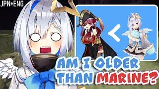 [Amane Kanata] Am I older than Marine??  [Hololive, Jpn Eng Sub]