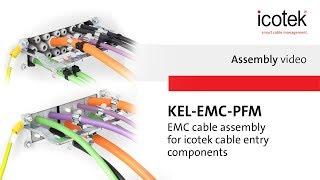 EMC cable assembly bracket KEL-EMC-PFM | Assembly | icotek