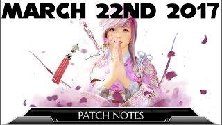 BDO Patch Notes Weekly | March 22nd 2017 | Black Desert Online | Rinku Talks