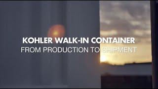 Walk-in container - From production to shipment