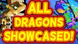 ALL TROVE DRAGONS SHOWCASE + STATS!