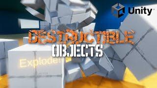 Destroy Objects and Fade Out the Pieces | Unity Tutorial