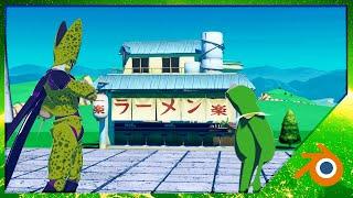 Kermits Ramen Shop [Blender Animation]