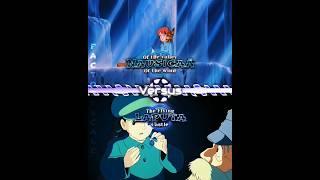 Nausicaä od the valley of the wind vs Laputa The Flying Castle #fypシ゚ #edit #ghibli #movie