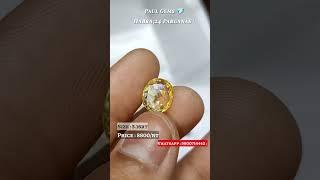 Super Quality Natural Ceylon Mines Pukhraj ( yellow Sapphire ) // Small size but super Quality Stone