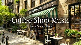 Coffee Shop Music - Tranquil Jazz Piano Instrumental at an Outdoor Café for Relax, Work & Study