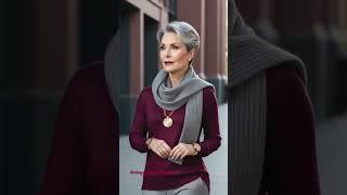 Color combinations elegant & expensive woman over 50#fashion#timelessfashion   #fashionover50#style