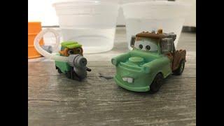 Cars On The Road Color Changers Mater and Sarah Coggs  Review