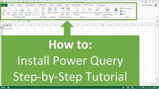 How To Install Power Query For Excel 2010 Or 2013 On Windows