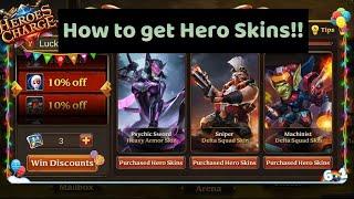 Heroes Charge How to get Skins