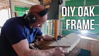 LET'S START THE OAK TIMBER FRAME! - Corner braces and cutting tenons