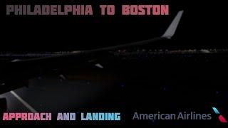 [XPLANE11] Final Approach and Landing into Boston Logan International Airport! B737-800! VATSIM
