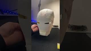 3d printed iron man helmet #3dprinting #ender3pro #ironman #printing